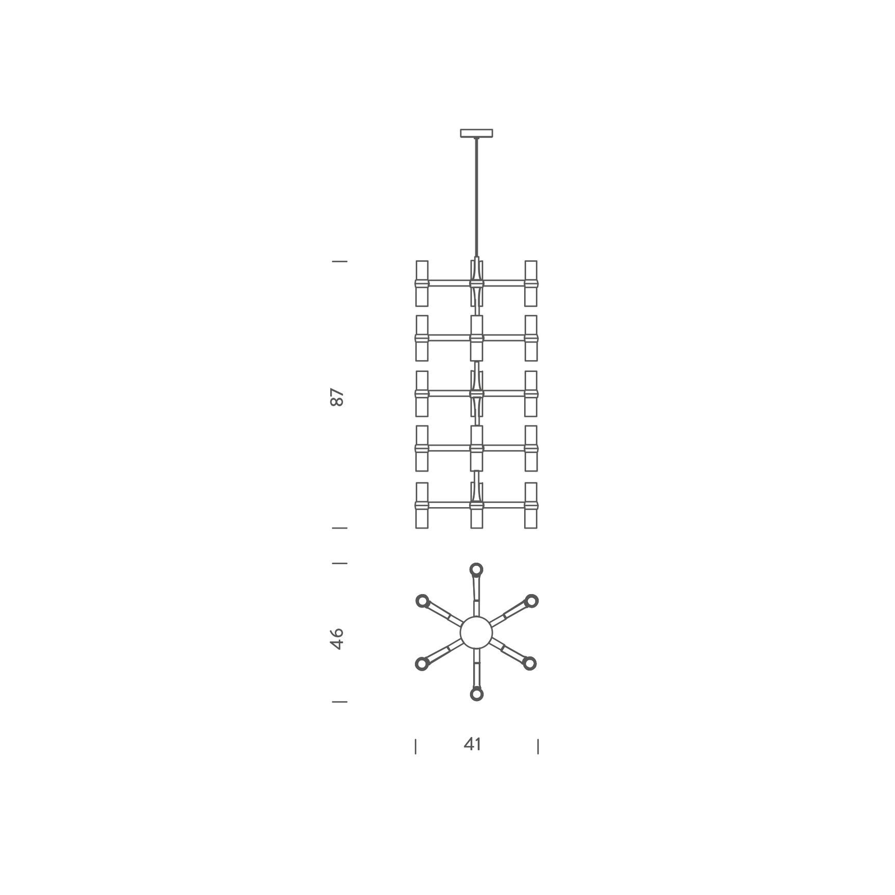 Crown Multi Pendant Light