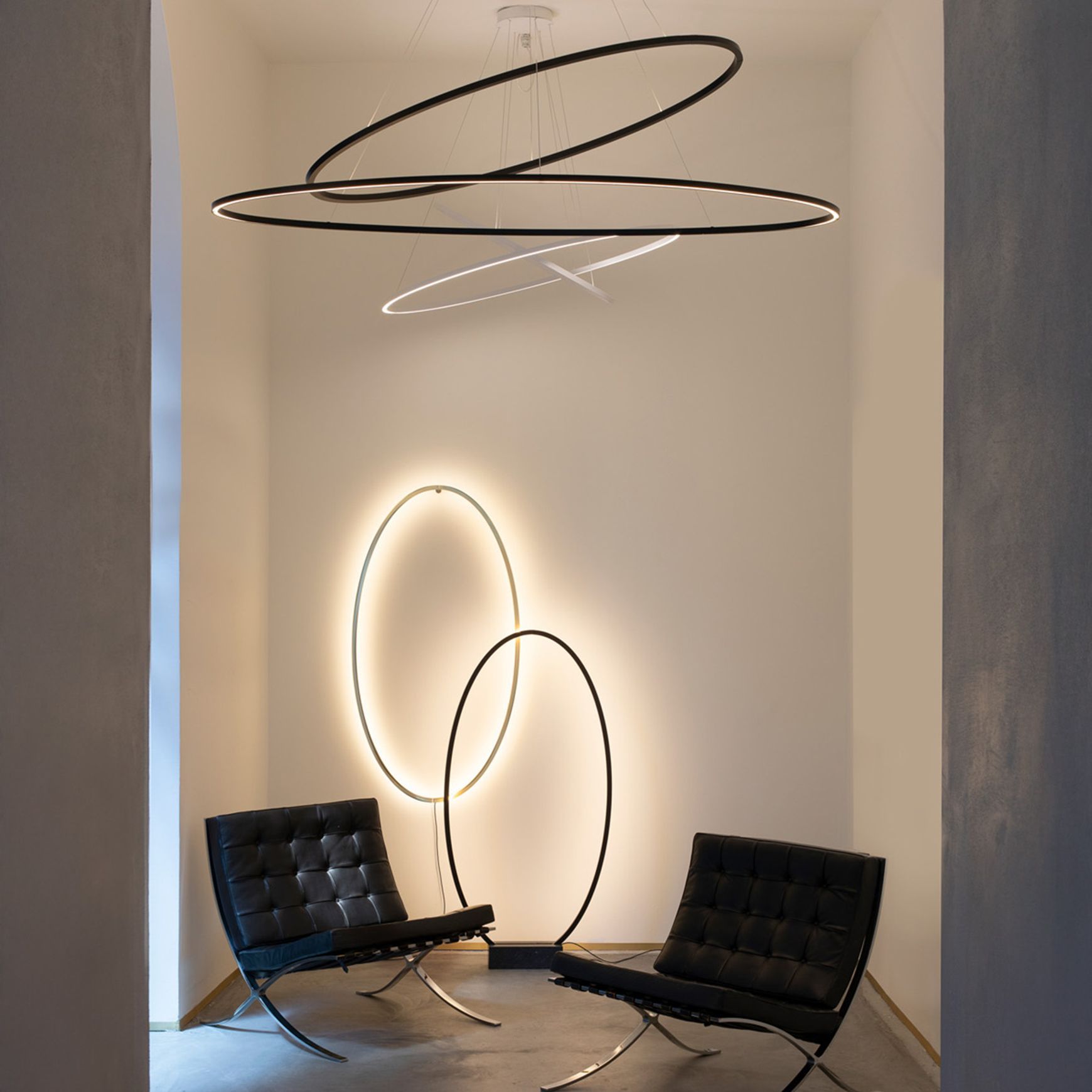 Ellisse Double Pendant Light