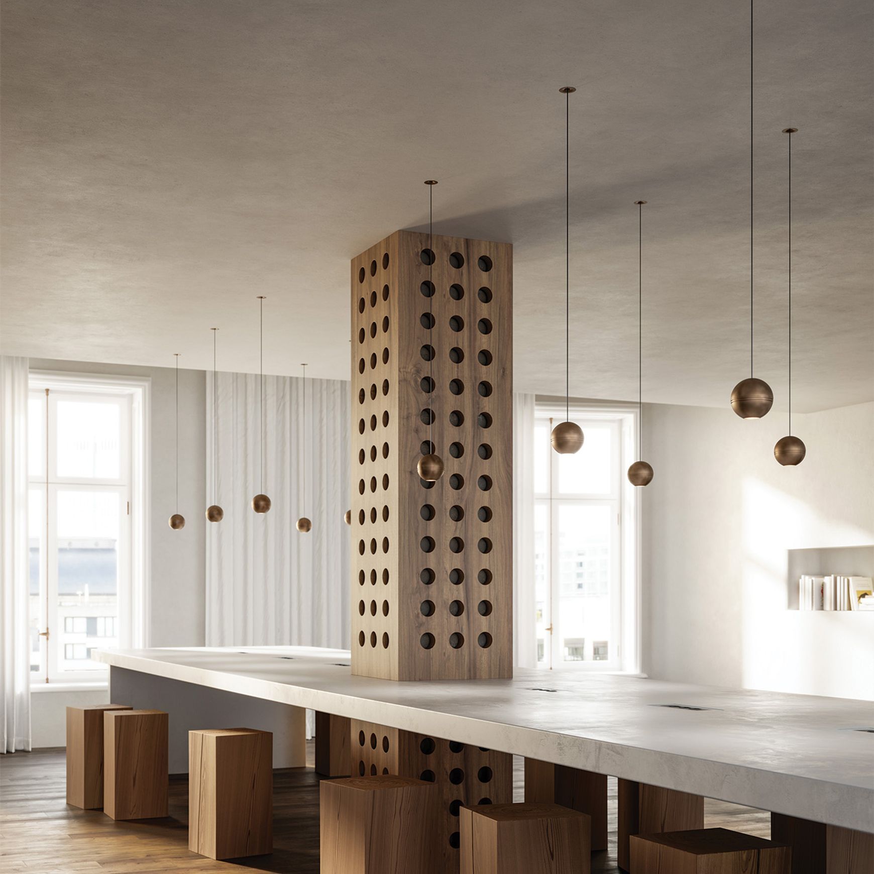 Groove Pendant Light