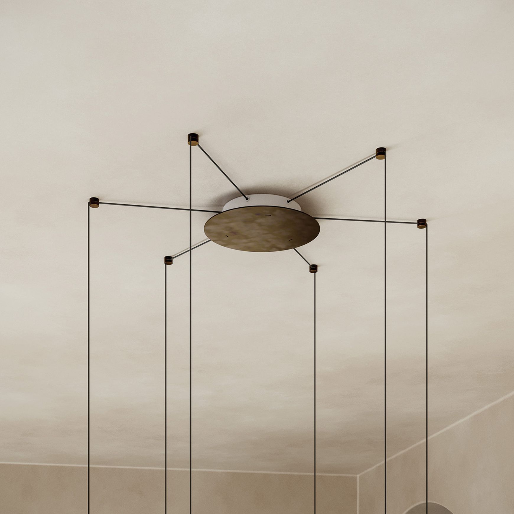 Groove Cluster Pendant Light