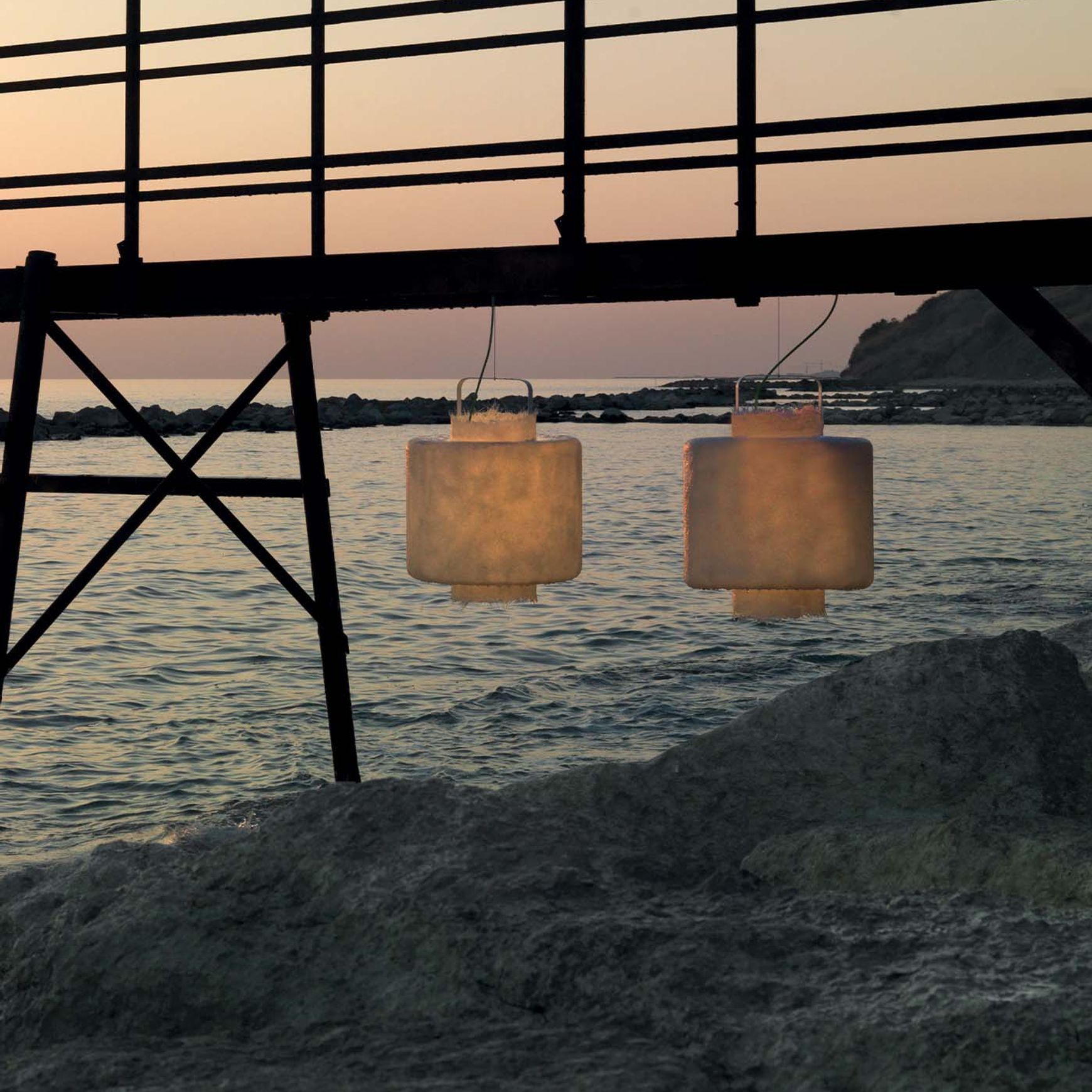 Kimono Outdoor Pendant Light