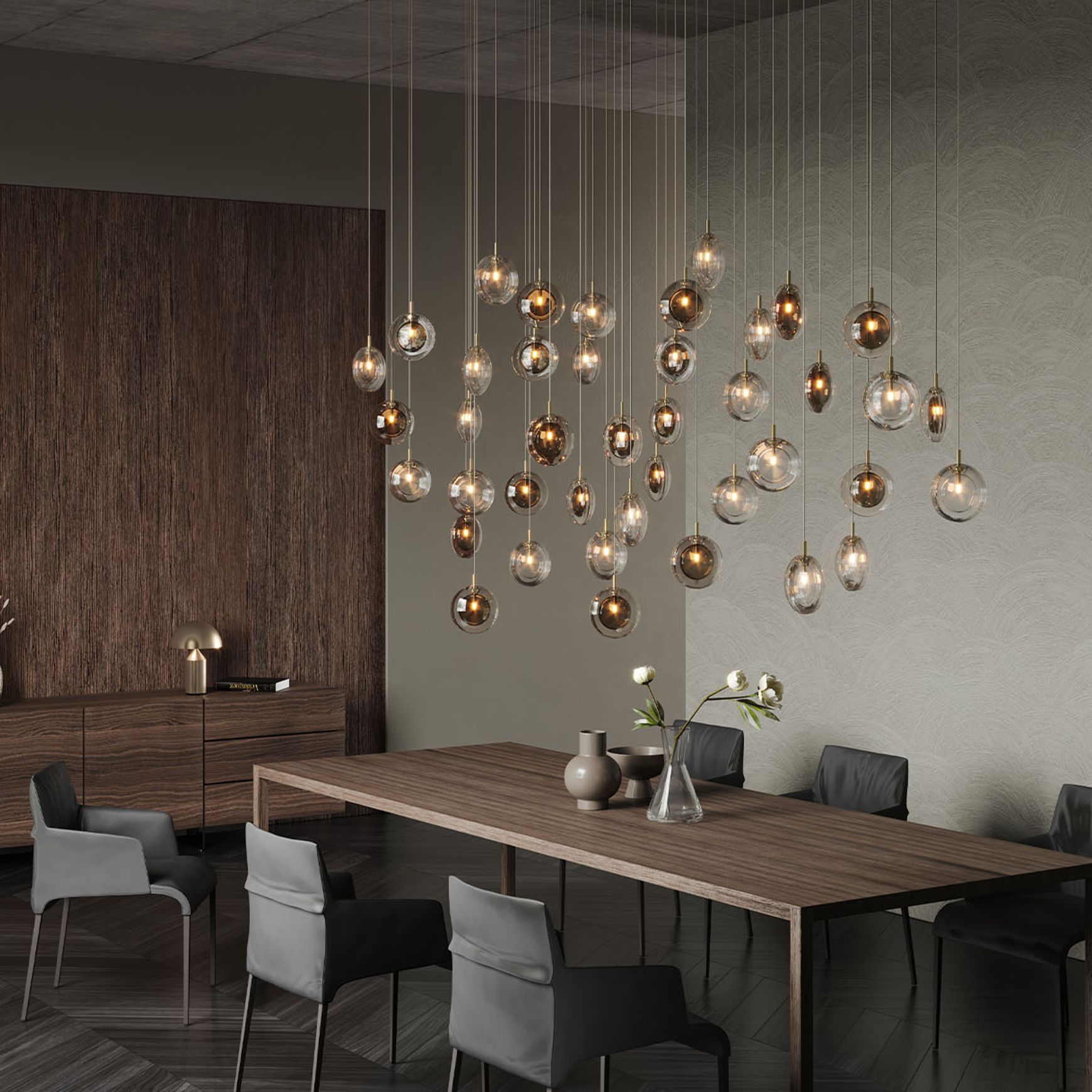 Lens Pendant Light