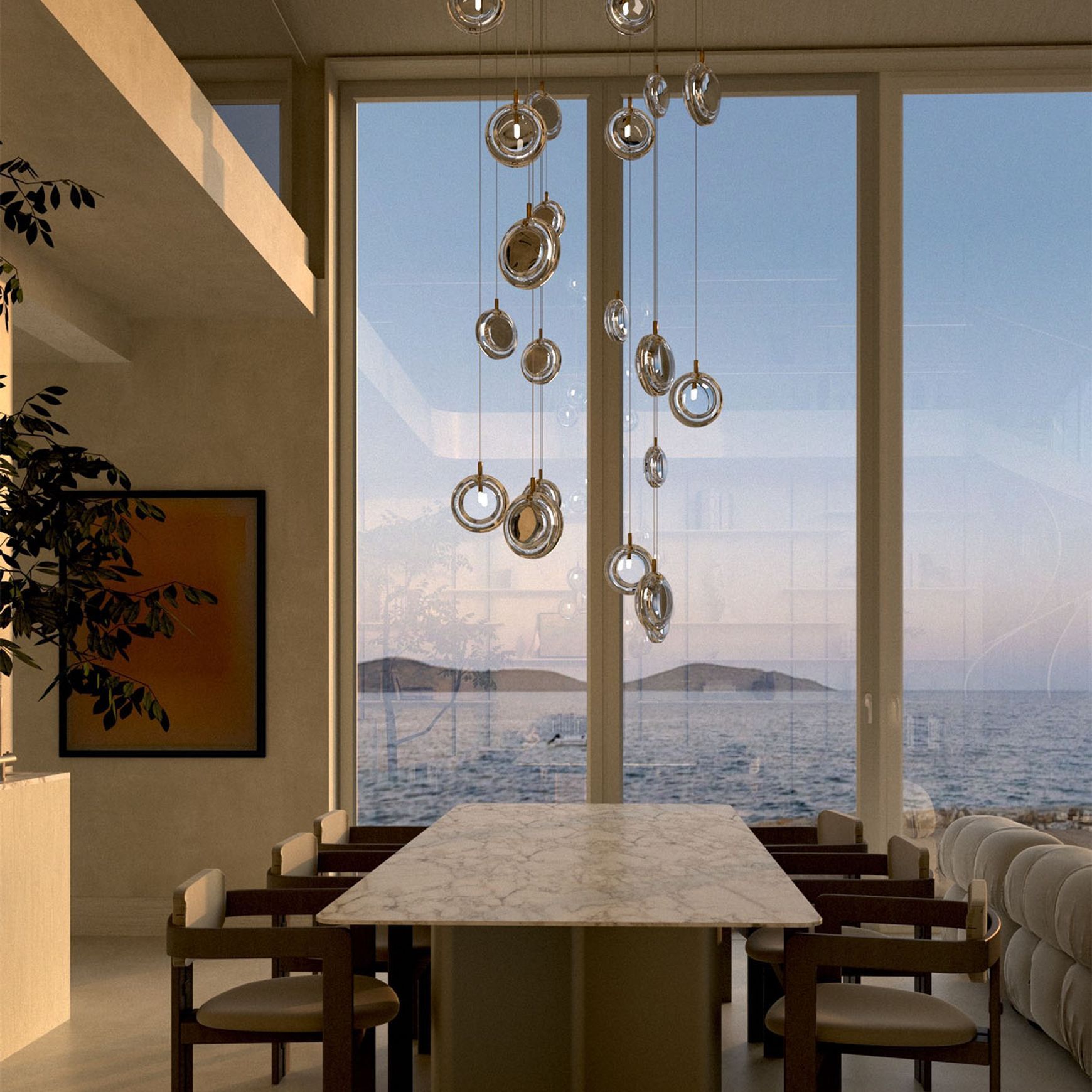 Lens Pendant Light