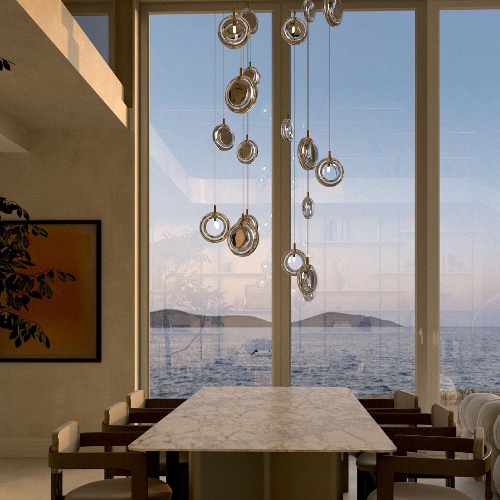 Lens Pendant Light