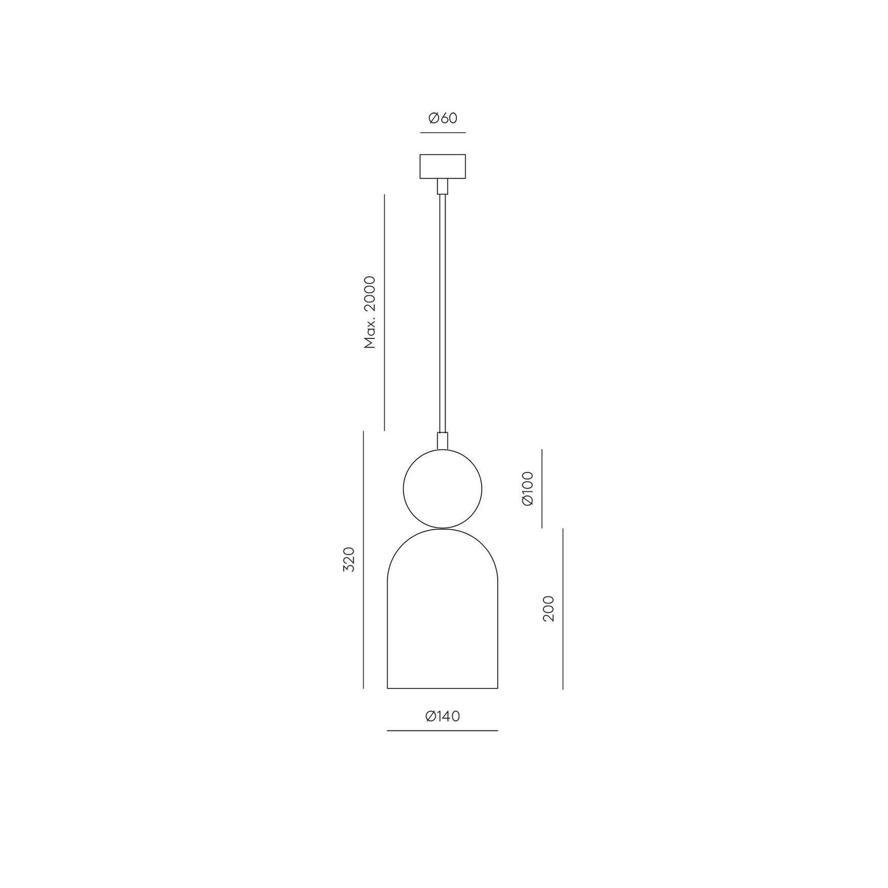 Bell Copo Pendant Light