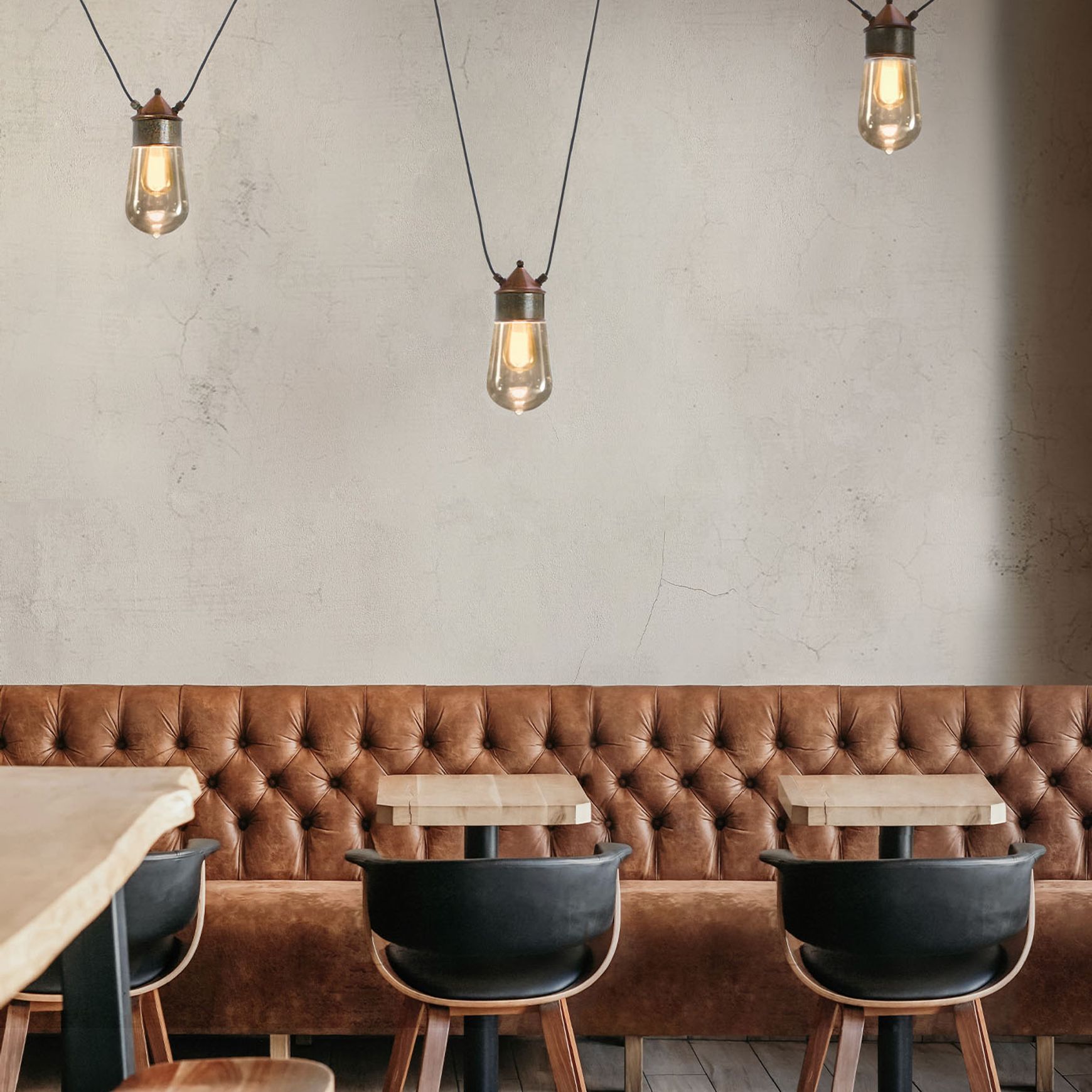 Drop Dual Cable Pendant Light