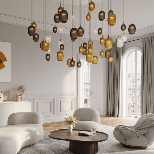 Metamorphosis Gold Pendant Light