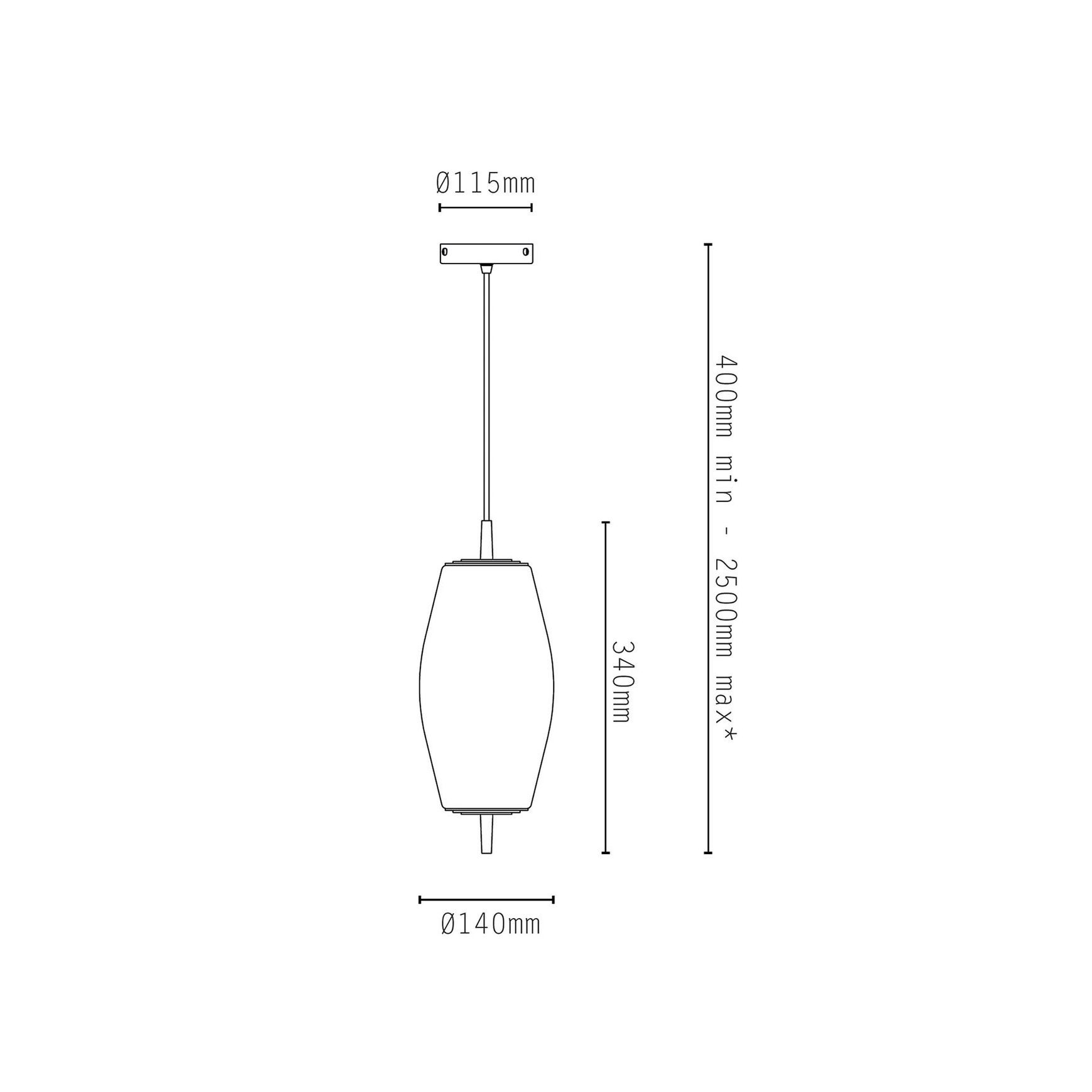 Nova Slim Pendant Light