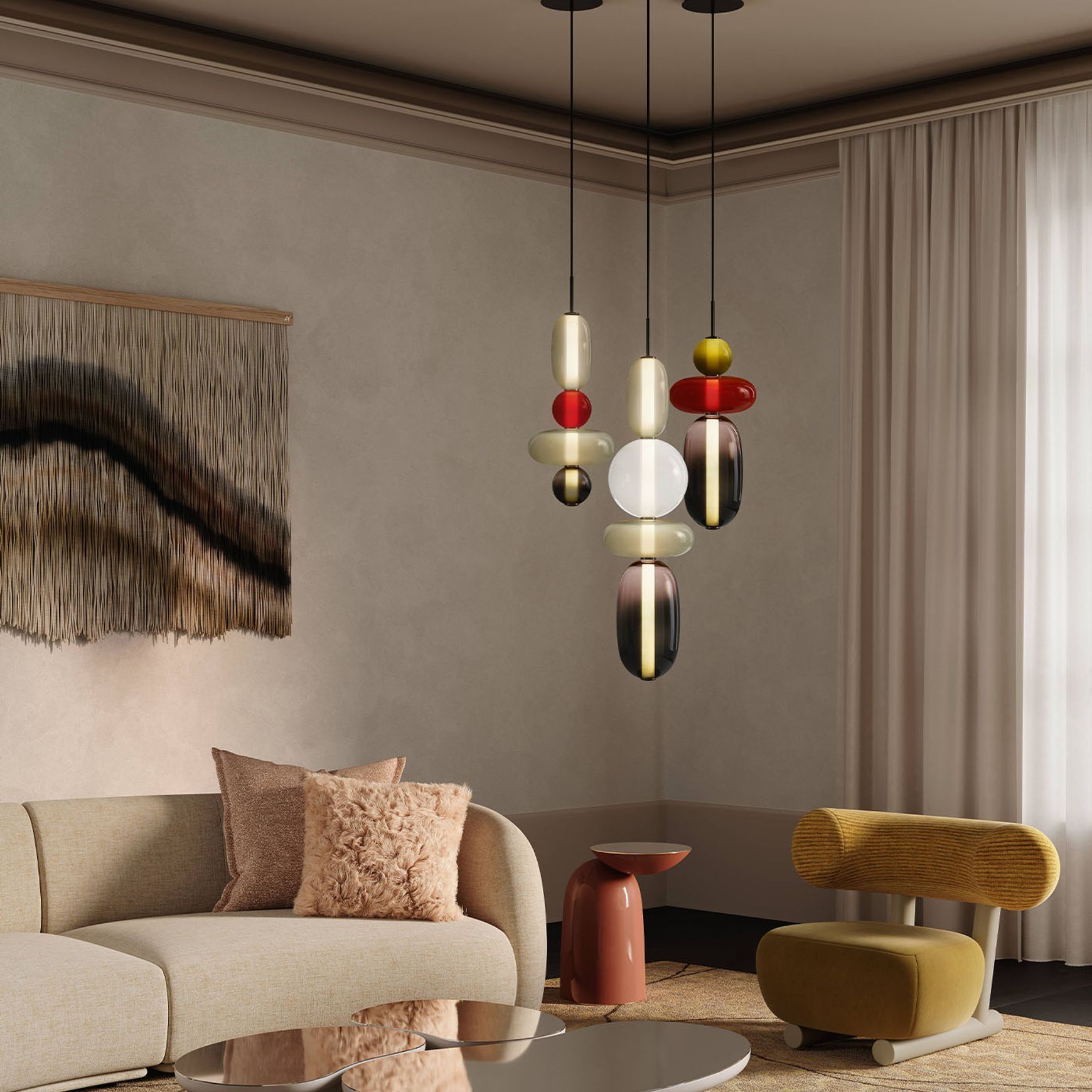Pebbles Small Pendant Light