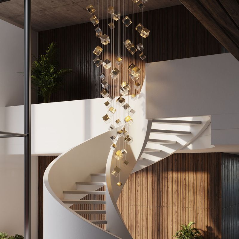 Pyrite Pendant Light