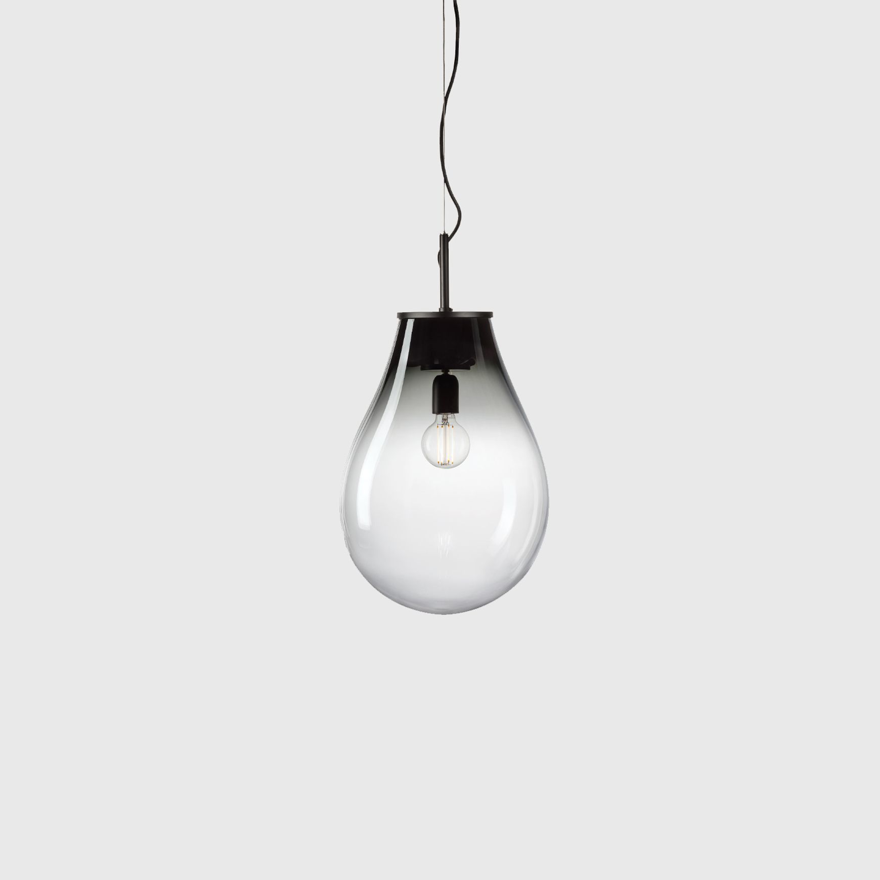 Tim Black Pendant Light