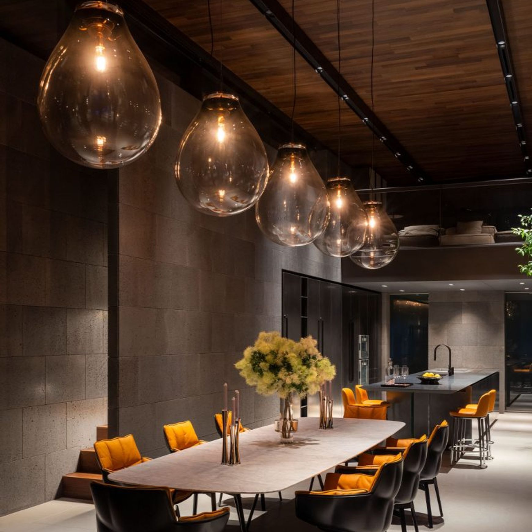 Tim Black Pendant Light