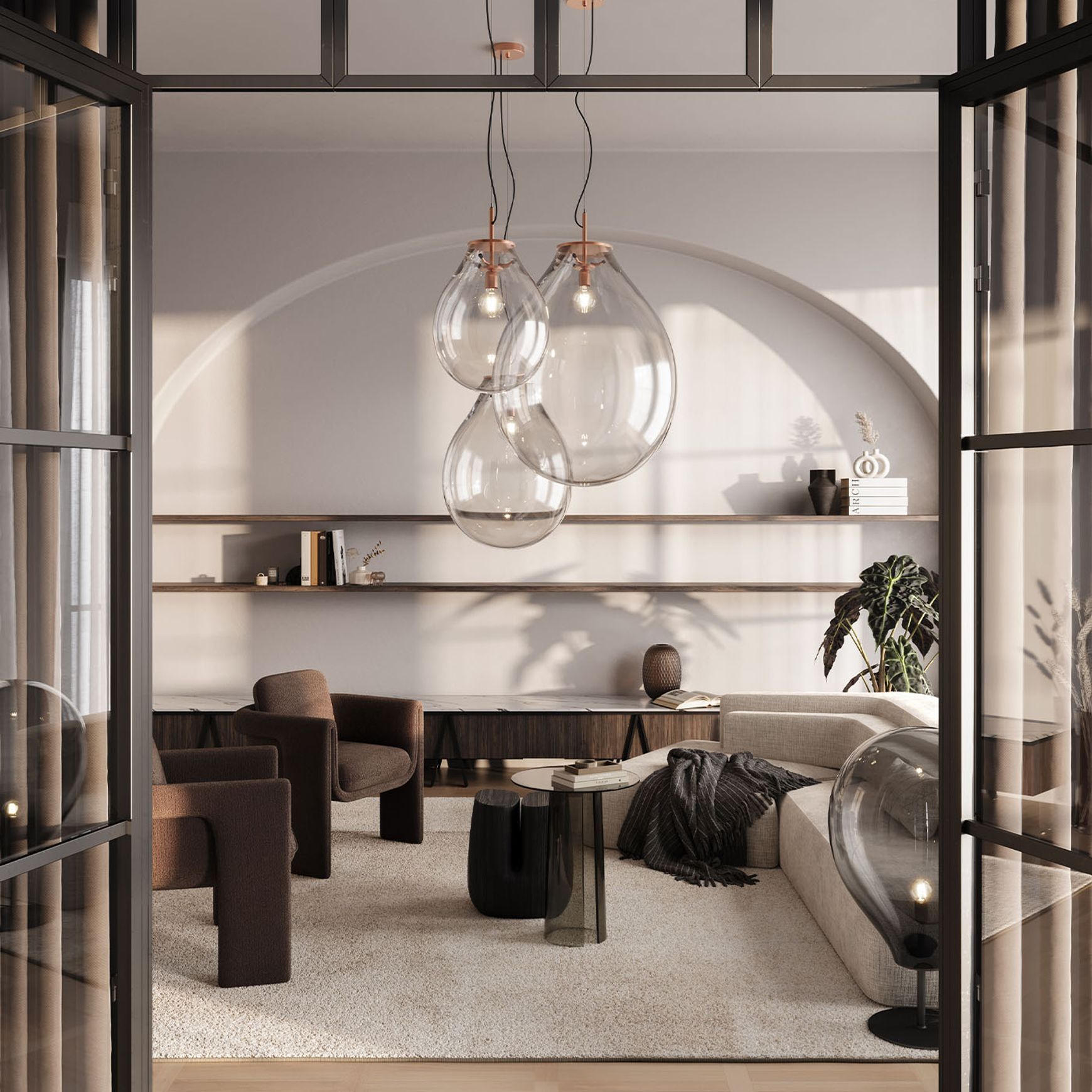 Tim Copper Pendant Light