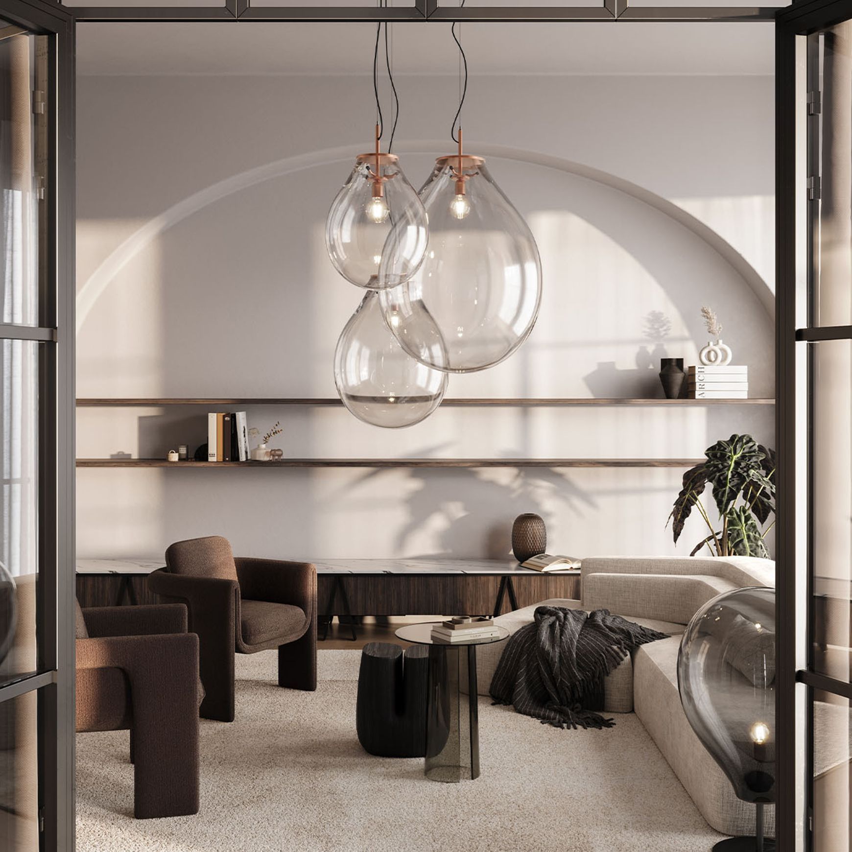 Tim Copper Pendant Light