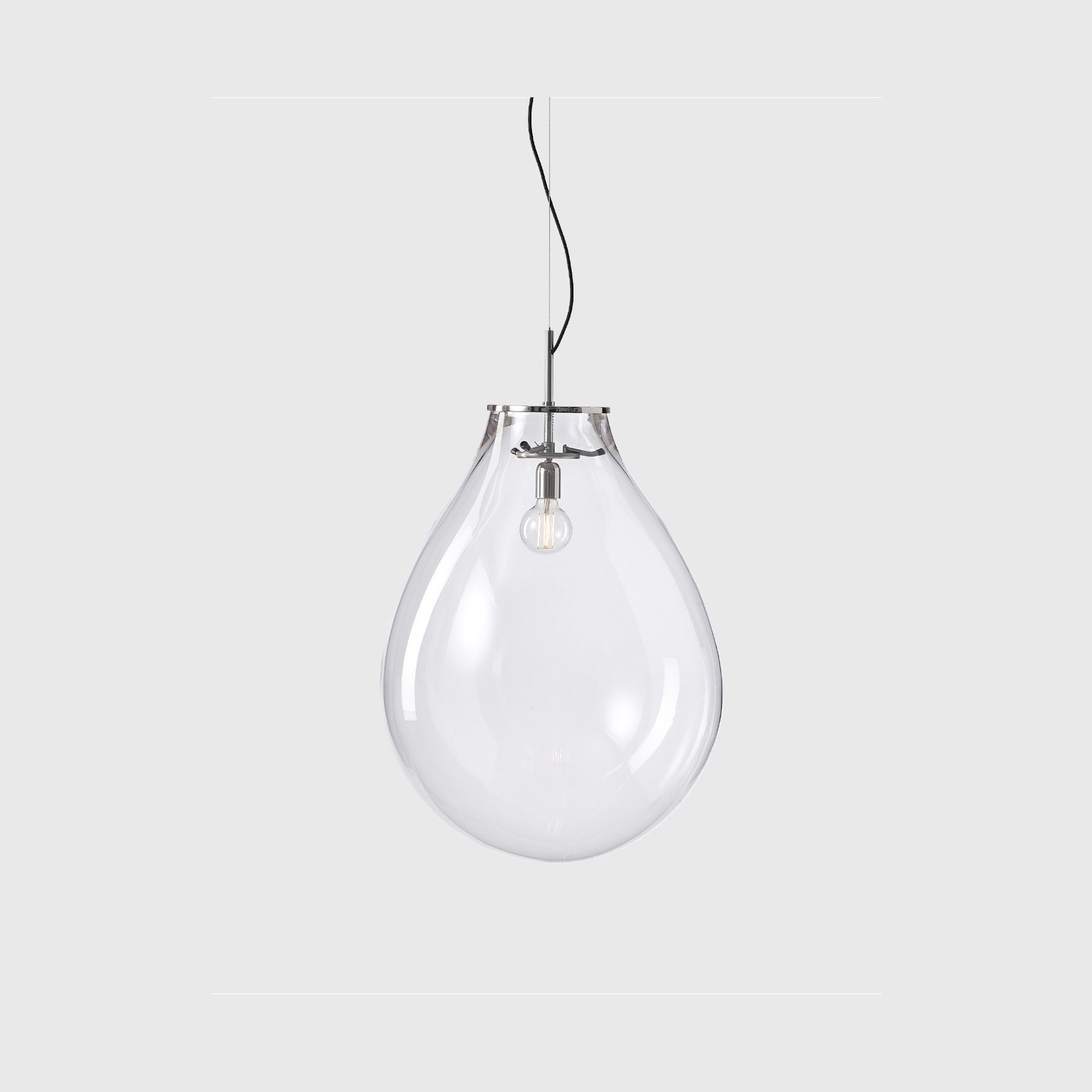 Tim Silver Pendant Light