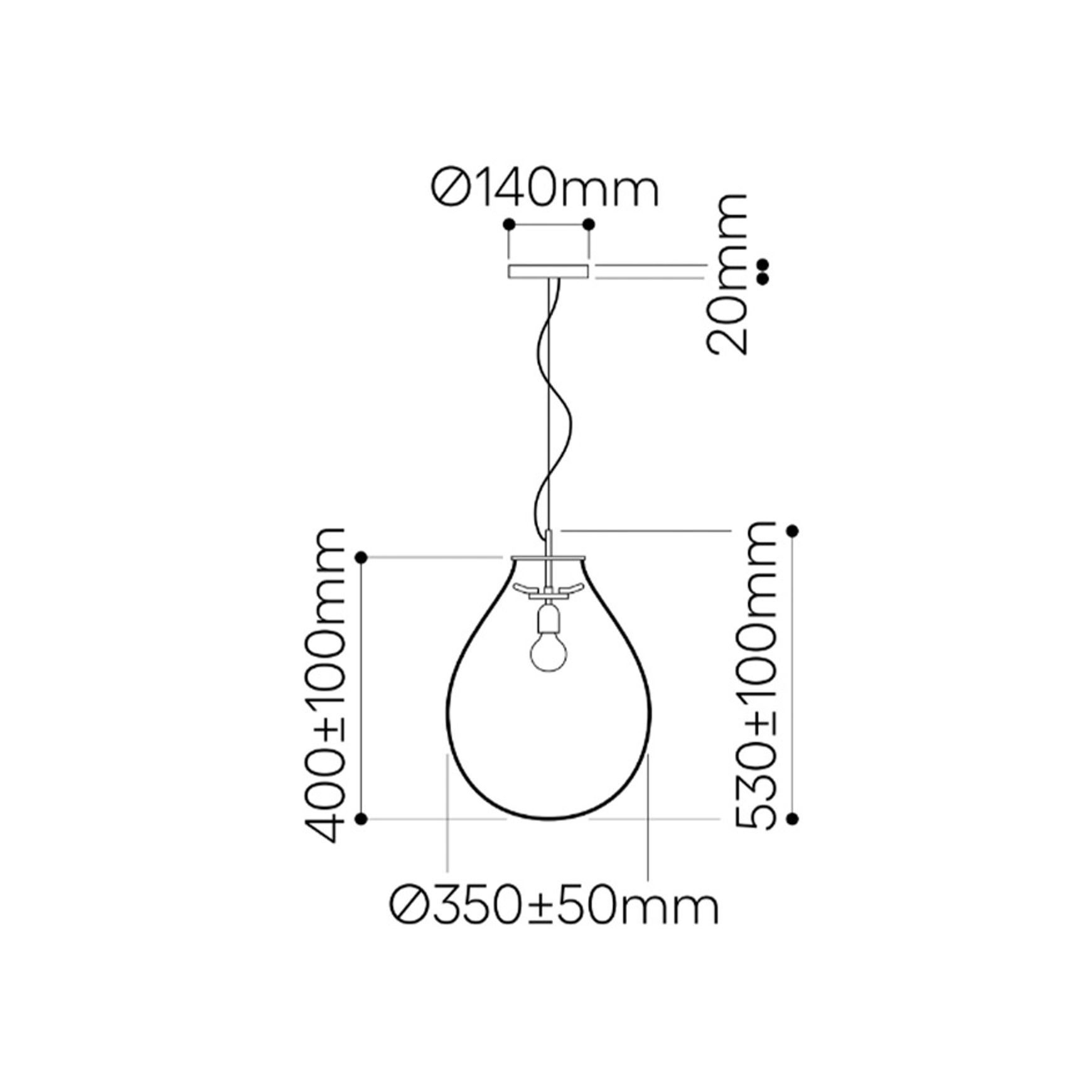 Tim Silver Pendant Light