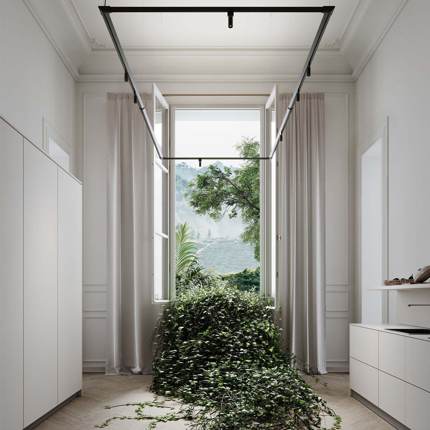 Turn It Rectangle Pendant Light
