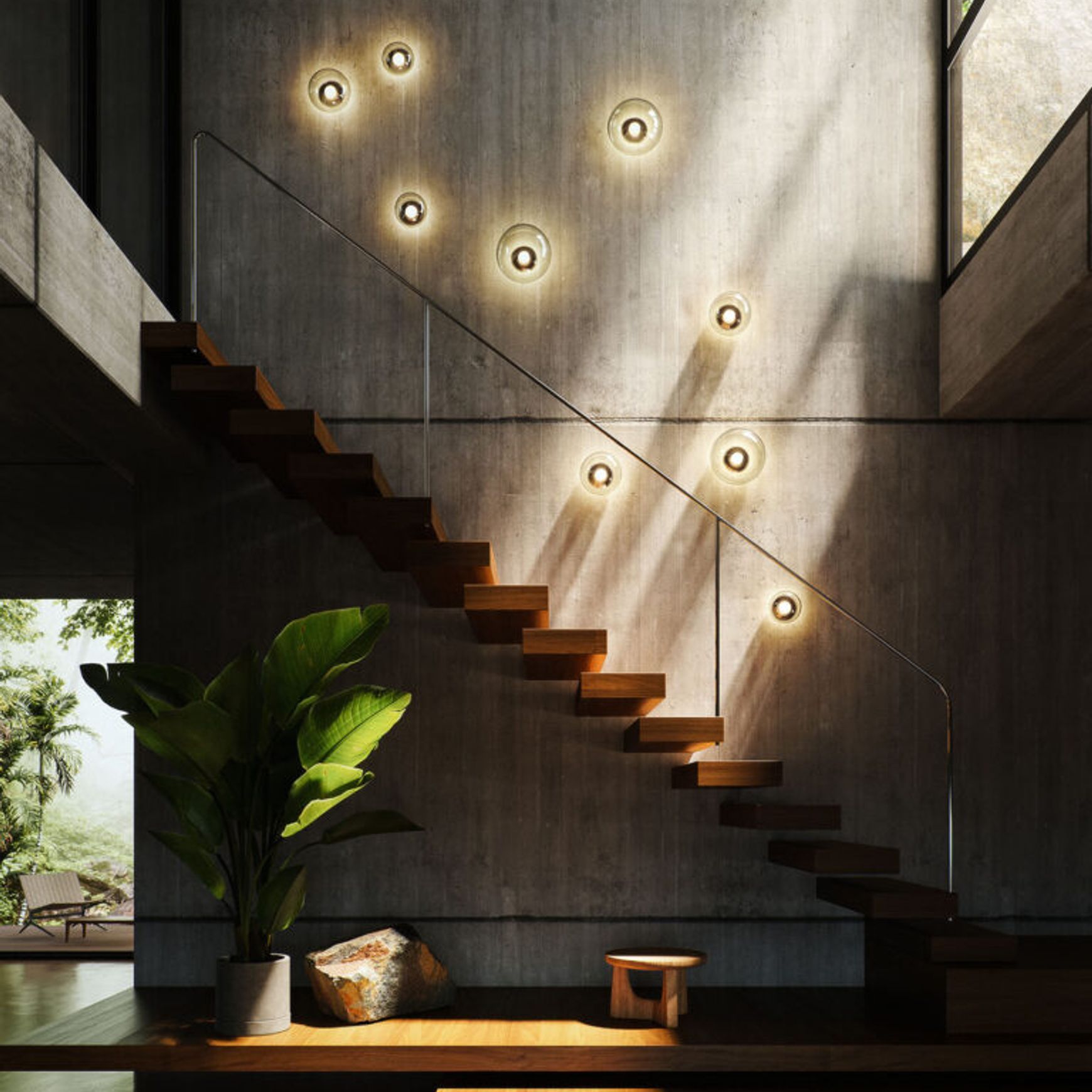 Dew Drops Wall/Ceiling Light
