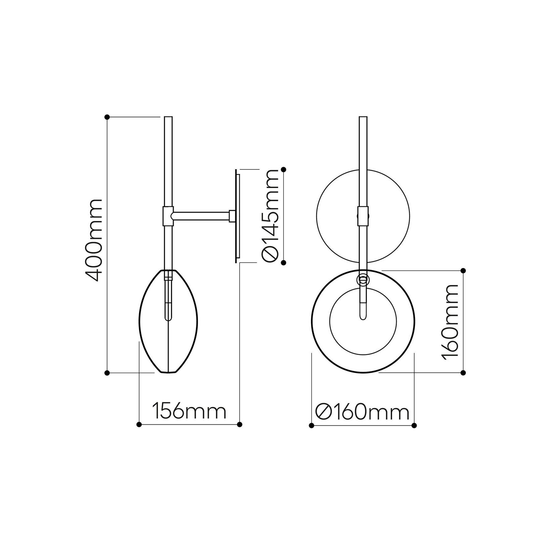 Lens Wall Light