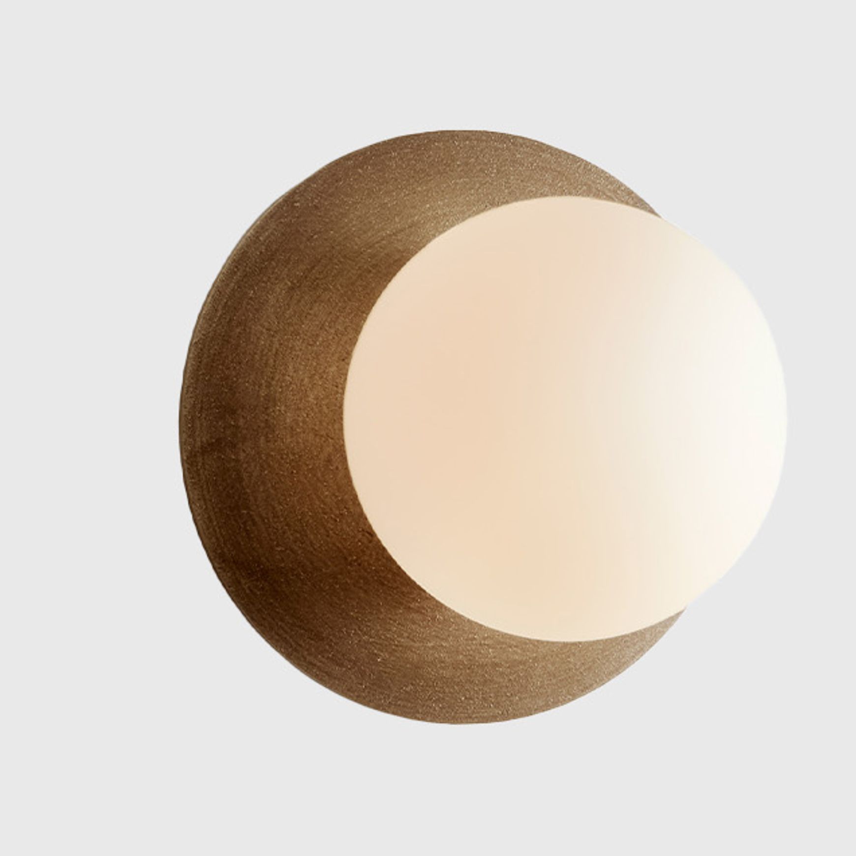 Orbit Brass Wall Light