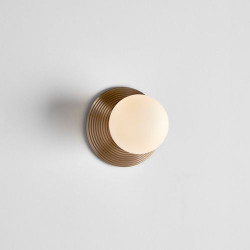 Orbit Brass Wall Light