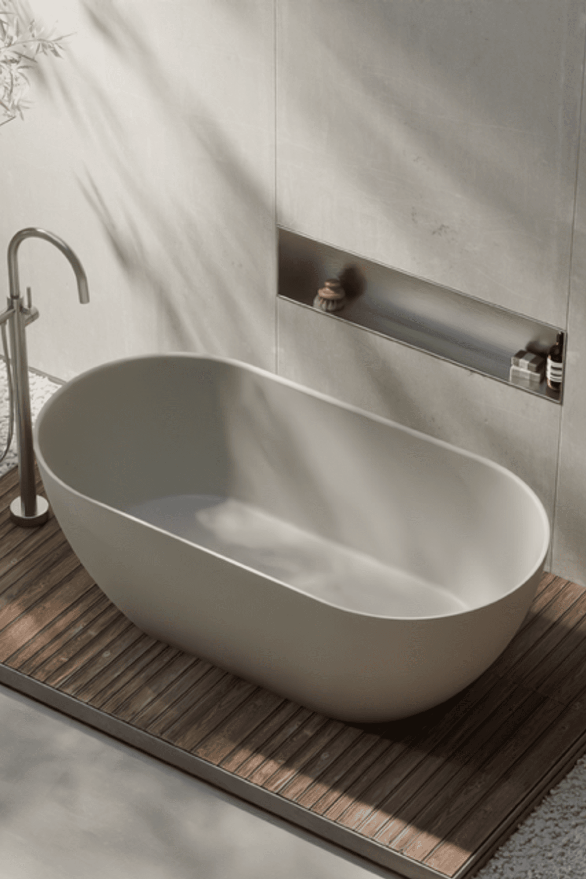 Villastone Halo 1600 Freestanding Bath