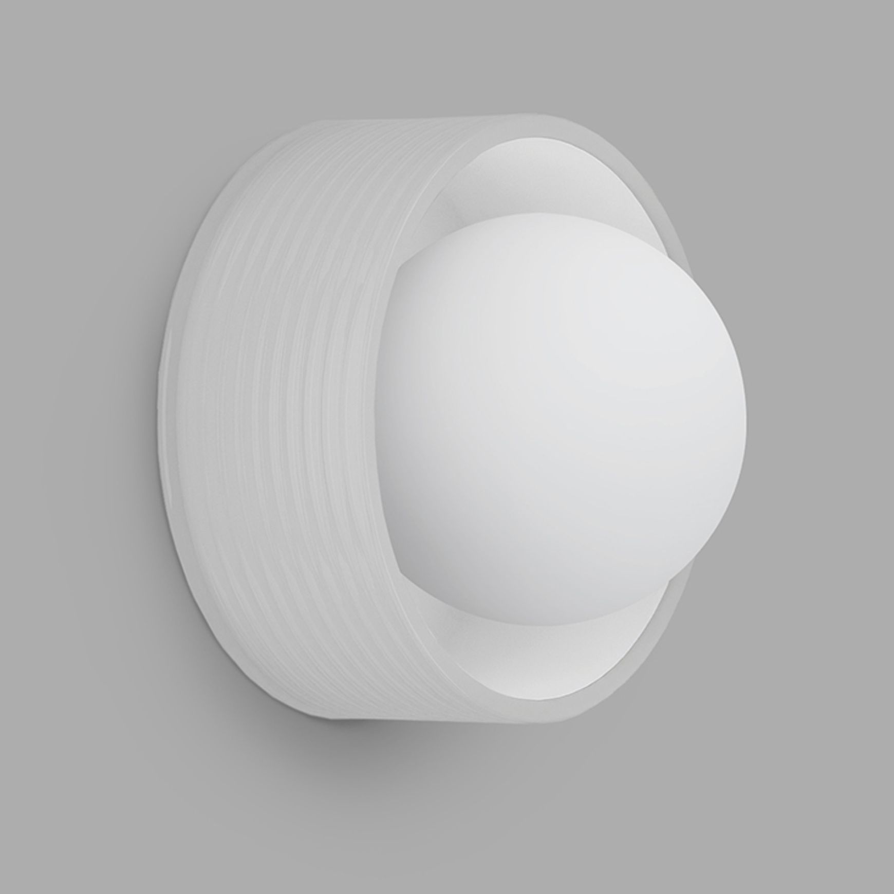 Orb Sur Ribbed Wall Light