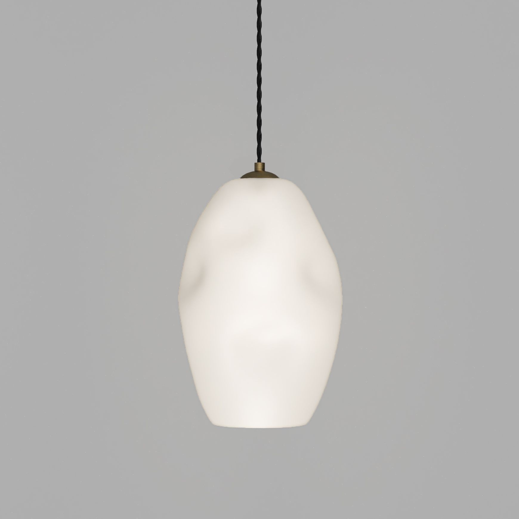 Organic White Pendant Light