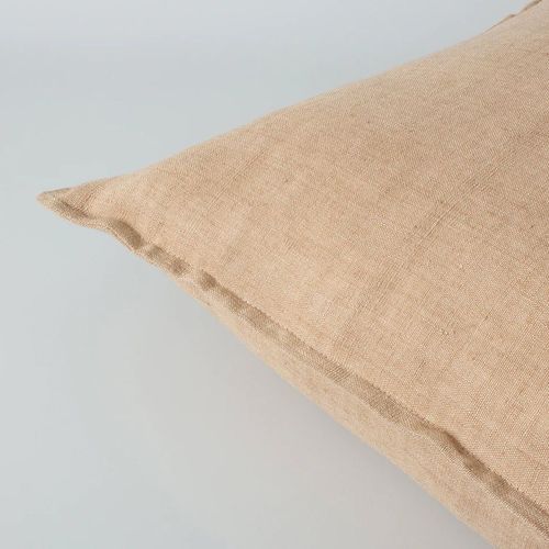Baya Arcadia Handwoven Linen Cushion - Toasted Coconut