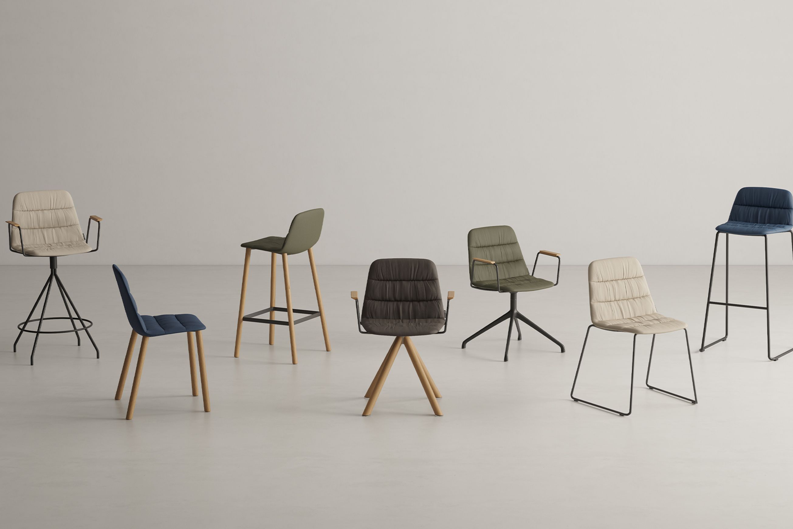 Maarten Counter Stool - Sled