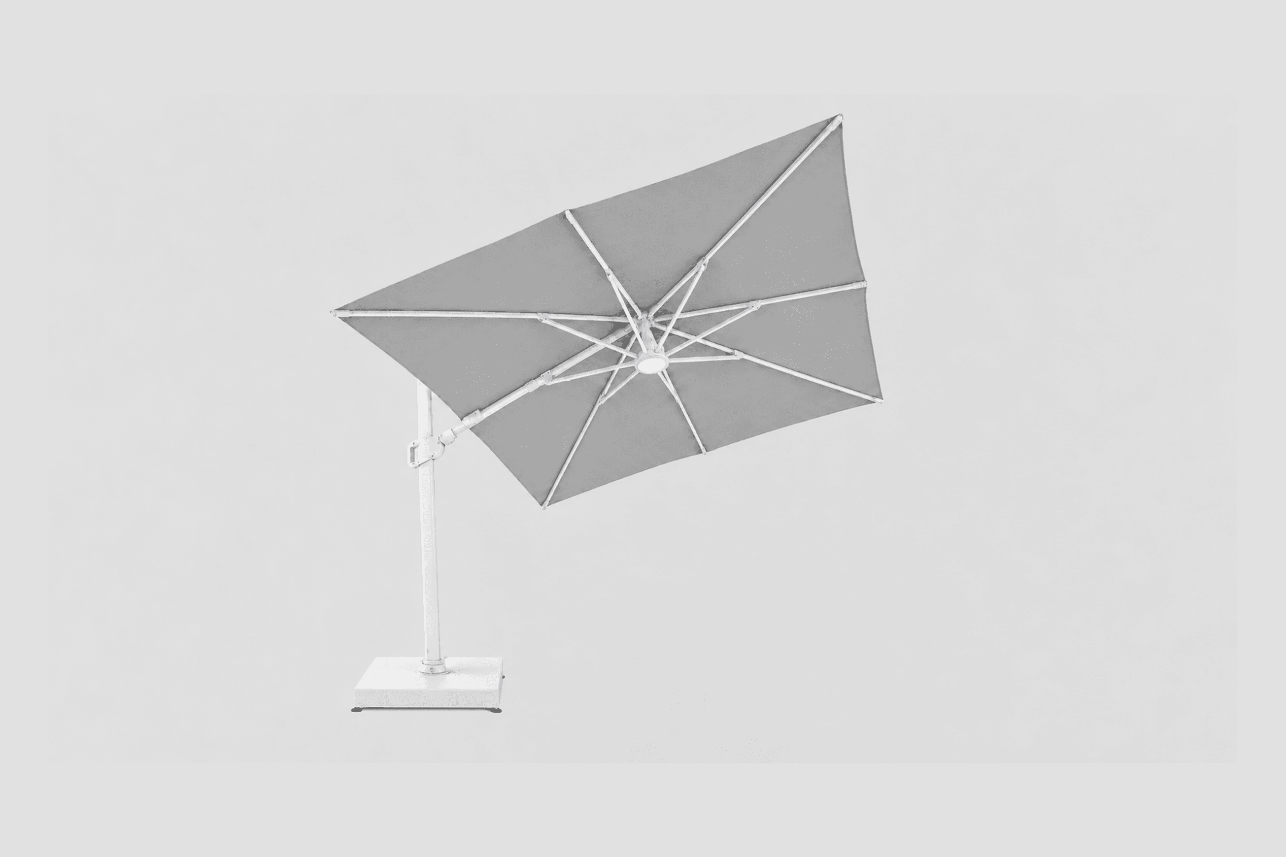 Malibu Cantilever Umbrella Grey 2.5M