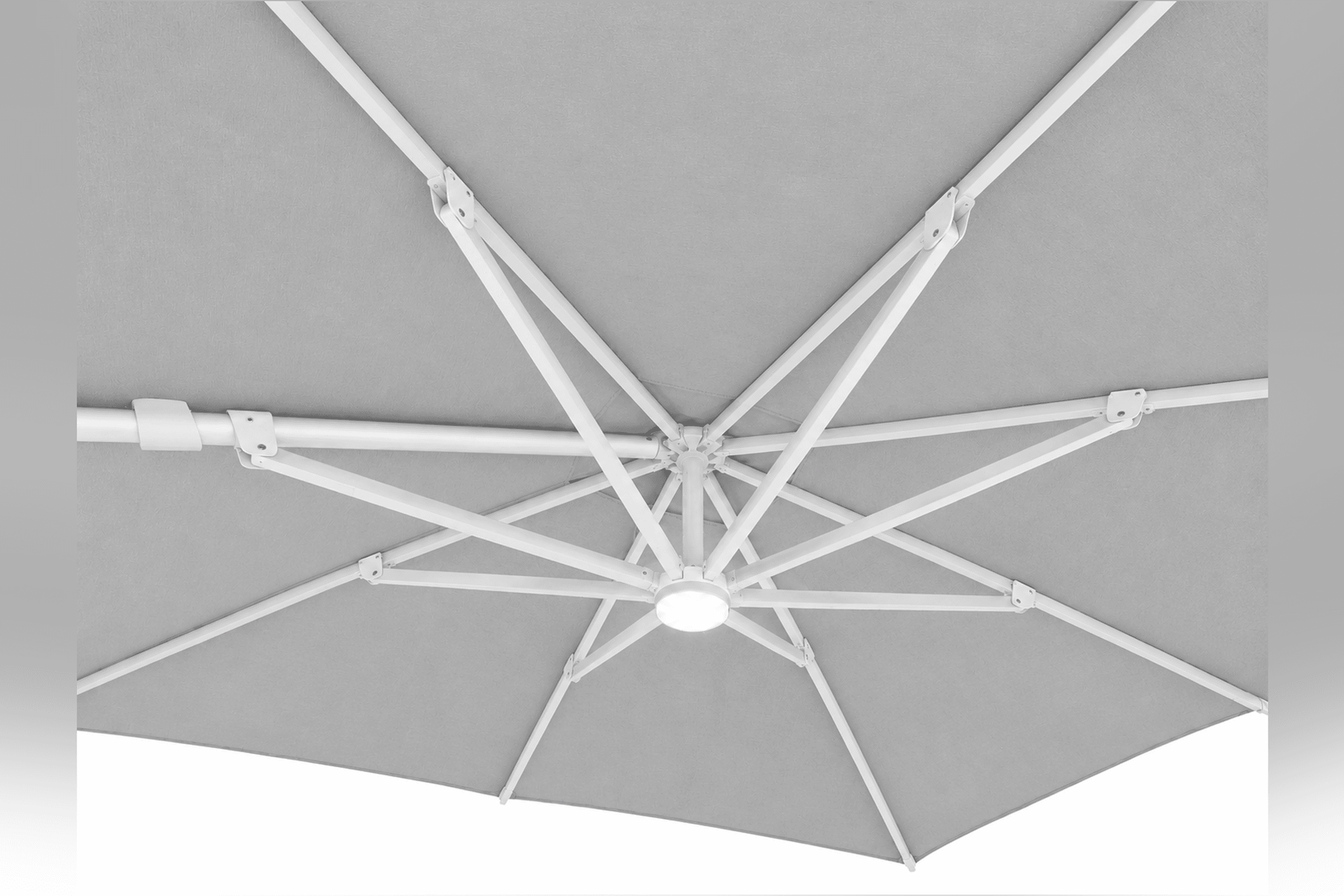 Malibu Cantilever Umbrella Grey 2.5M