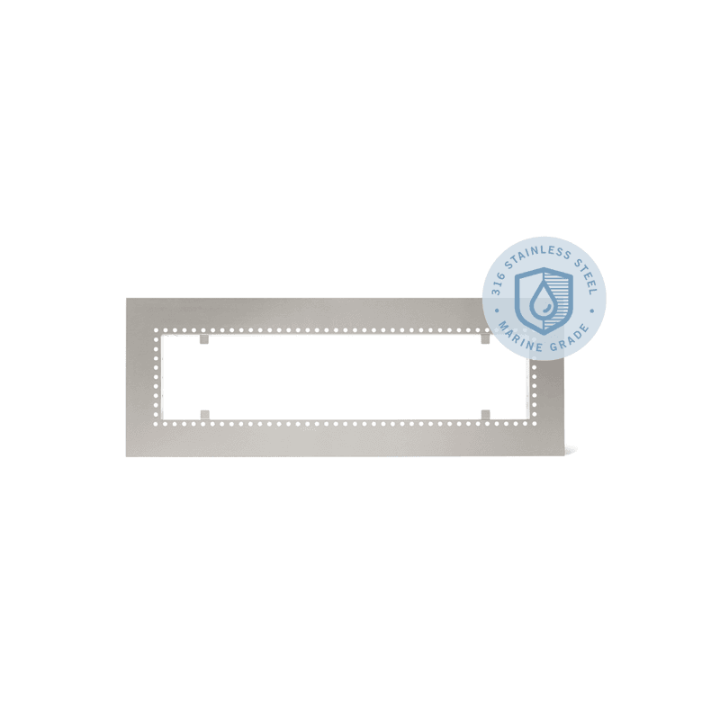 Heater Flush Mount Kit W-61 Marine Grade Stainless Steel