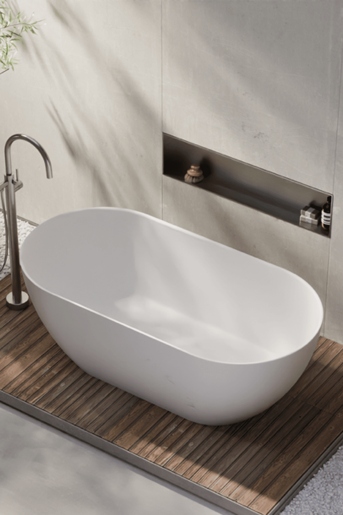 Villastone Halo 1600 Freestanding Bath
