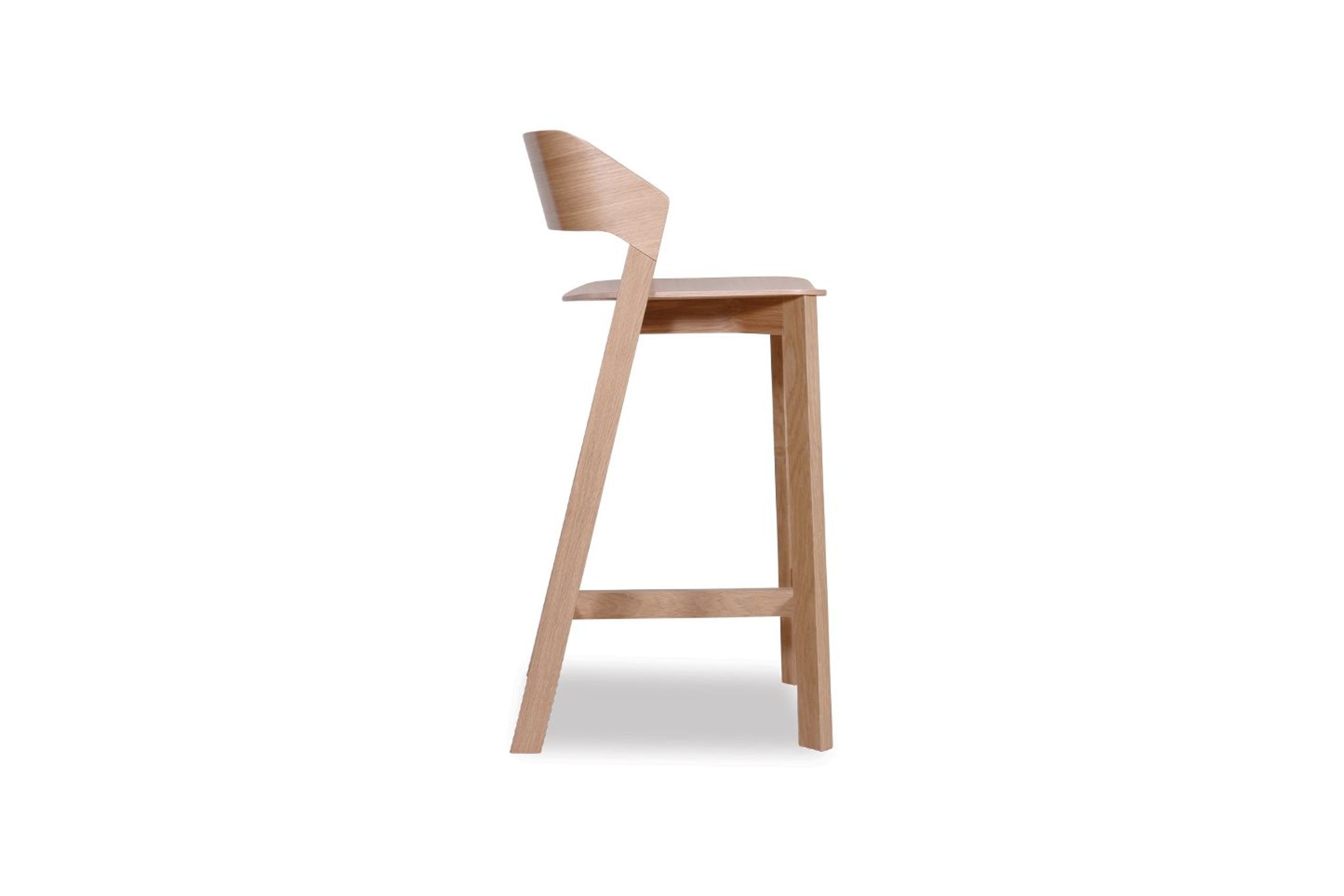 Merano Stool - Natural Oak - by TON