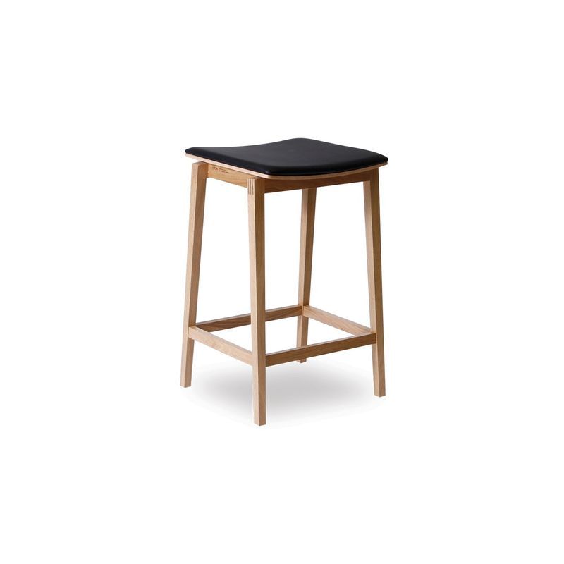 Stockholm Kitchen Stool - Natural Oak - by TON