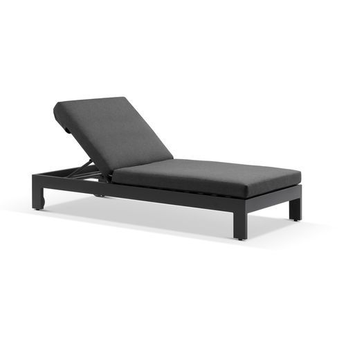 Monaco Sun Lounger with Sunbrella Cushion | Charcoal