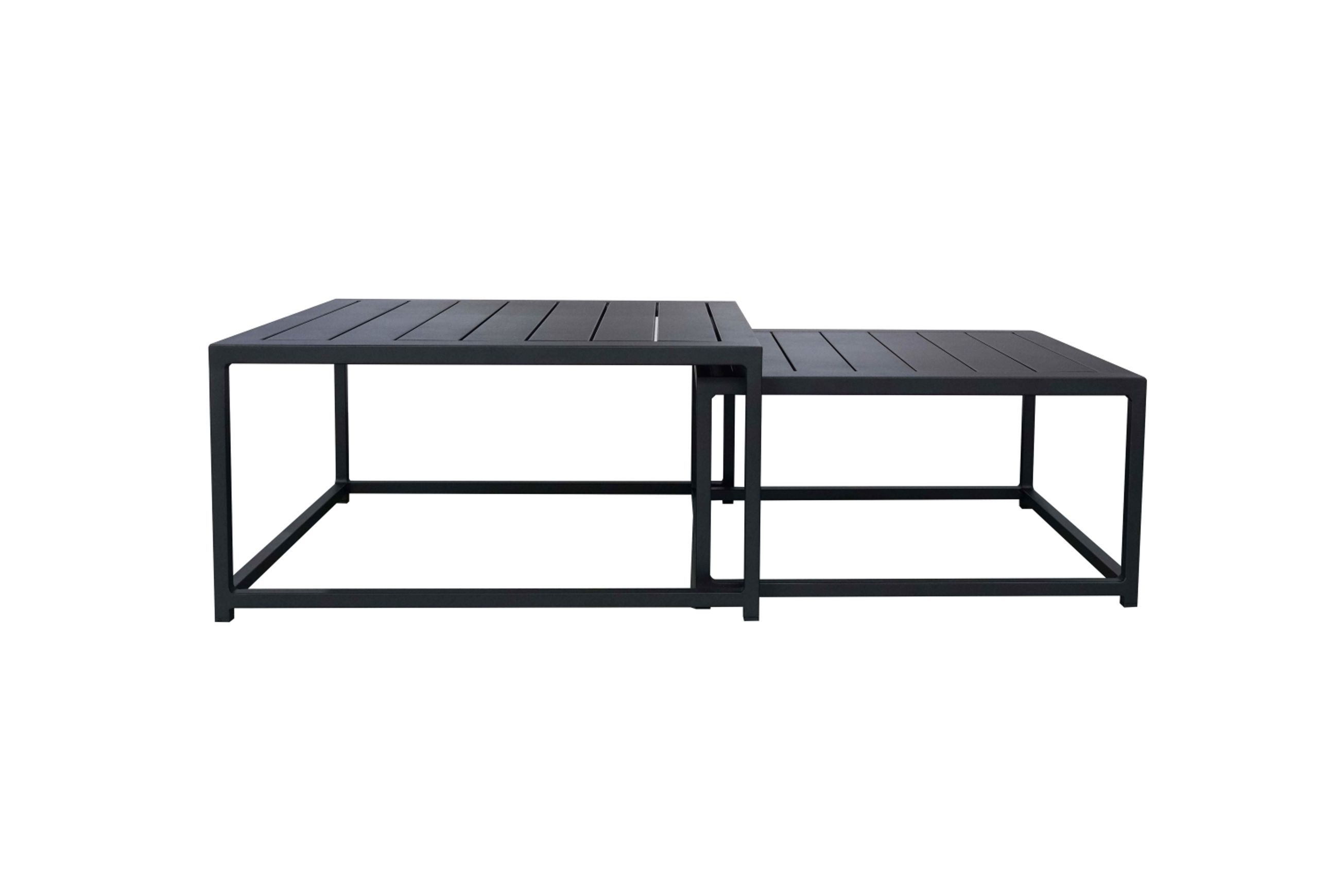 Mood Square Coffee Table Set Black