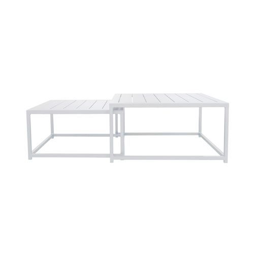 Mood Square Coffee Table Set White