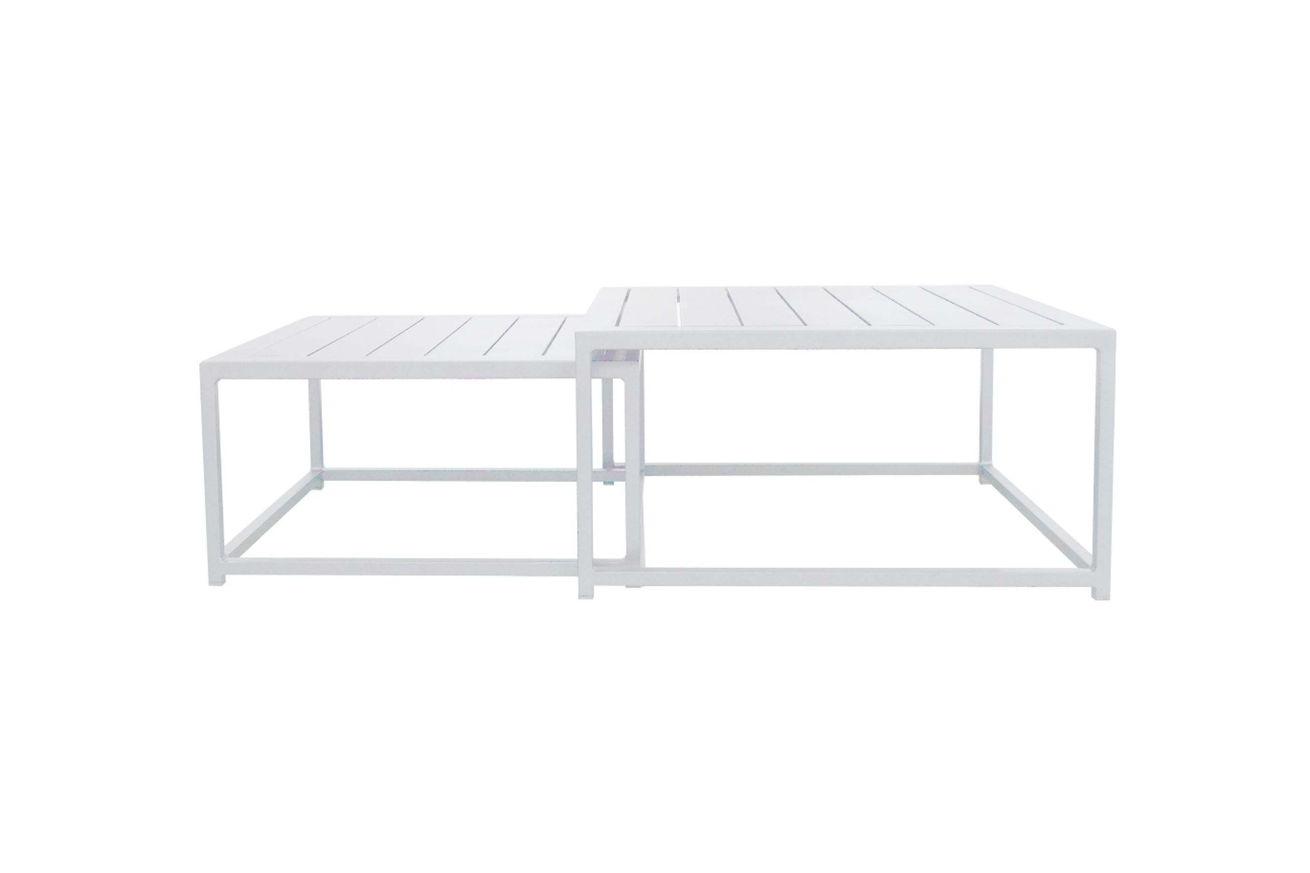 Mood Square Coffee Table Set White