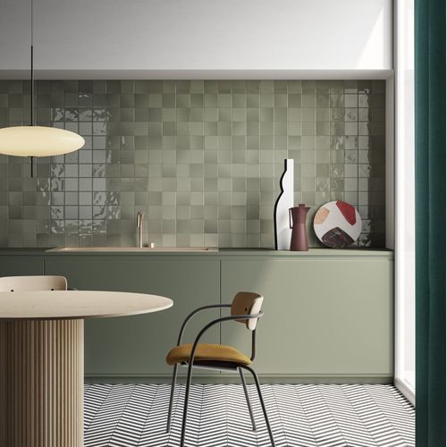 Rebel Moss Gloss 100x100mm