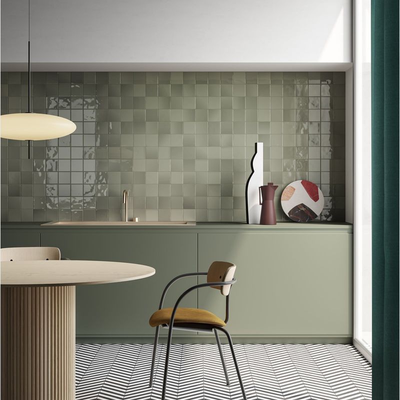 Rebel Moss Gloss 100x100mm