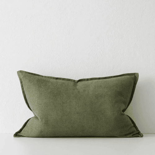 Weave Home Fiore Cushion - Olive | Square and Lumbar