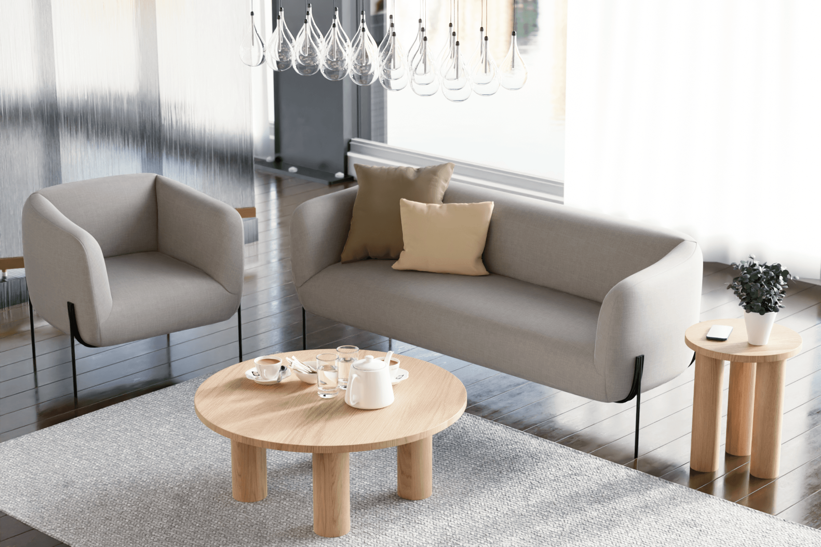 Orbix Coffee Table - Natural