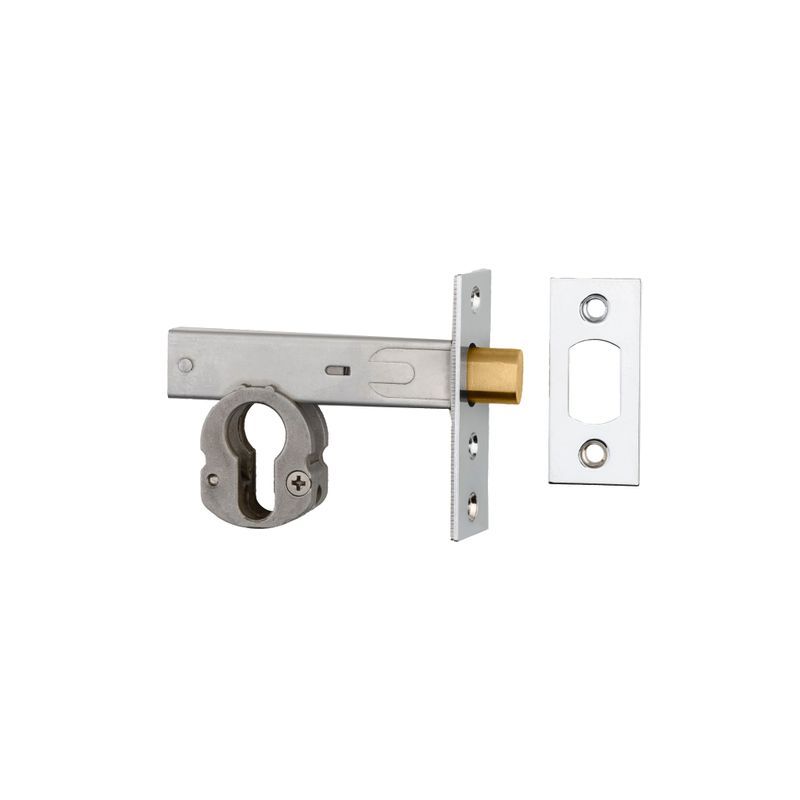 Euro Mortice Deadbolt - 60mm Backset | Polished Chrome
