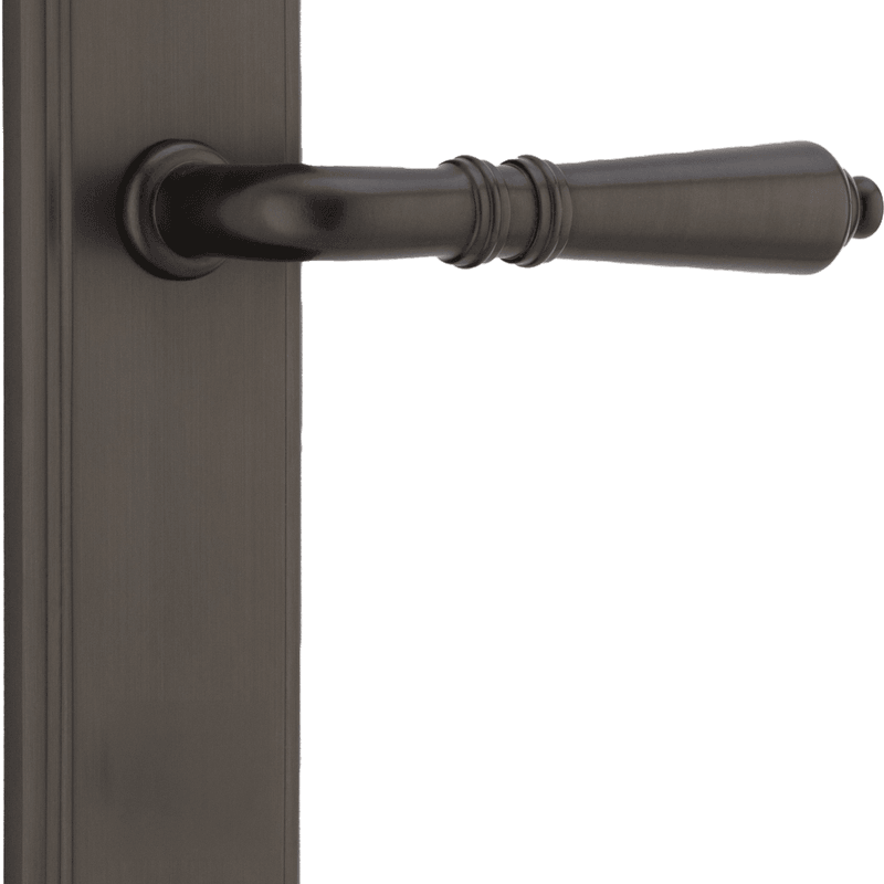 Sarlat Lever - Stepped Backplate | Signature Brass