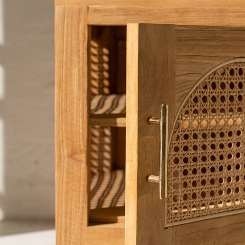 Oskar Rattan Arch Bedside