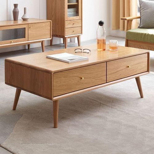 Oslo Natural Solid Oak Coffee Table Design 2