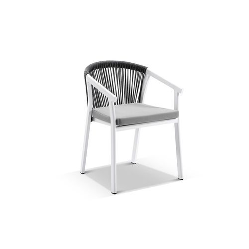 Panama Outdoor Rope Dining Chair | Frost White
