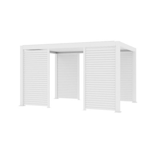 Atlantic & Caribbean Freestanding Pergola Shutter Wall